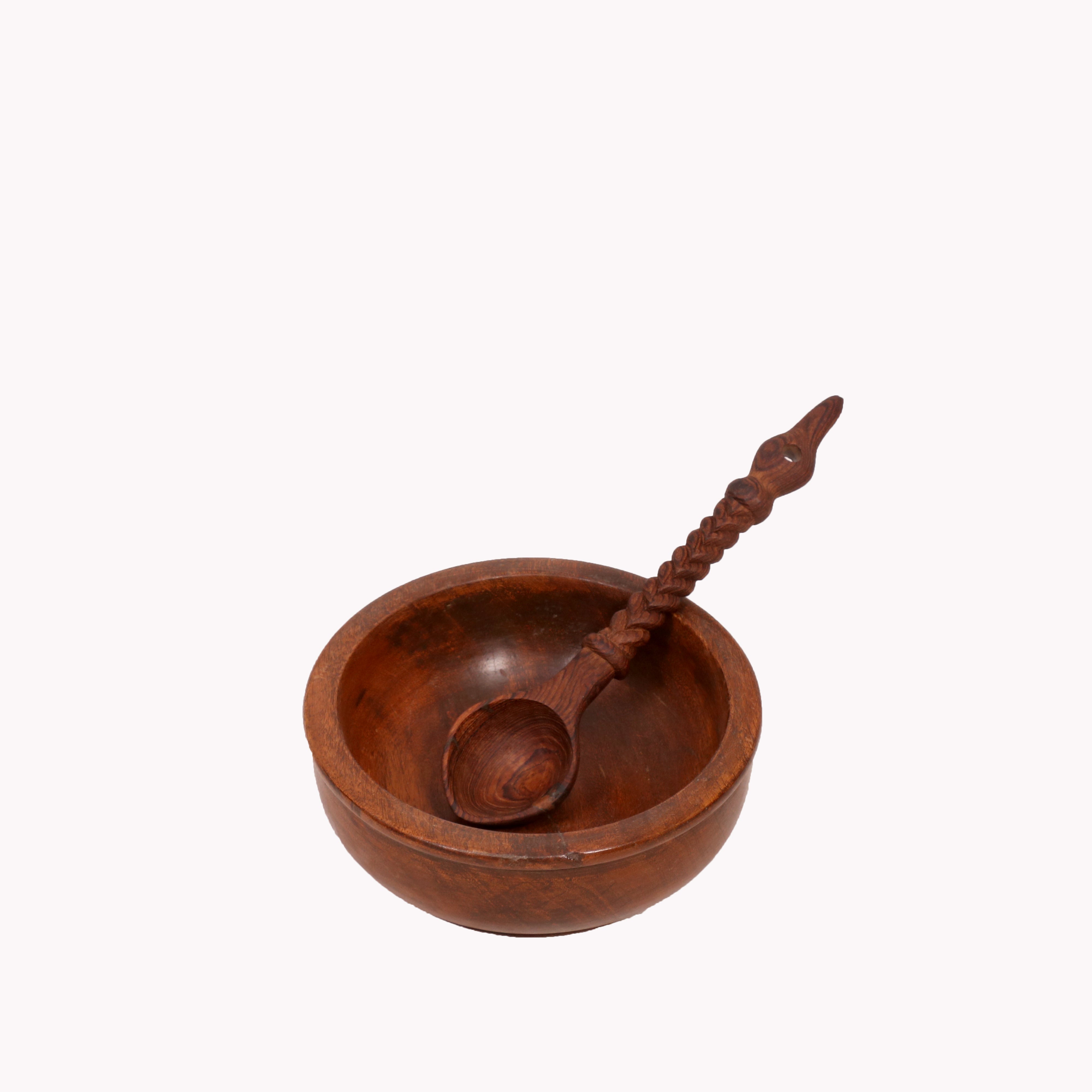 Four Rounded Serving Spoon Set Spoon