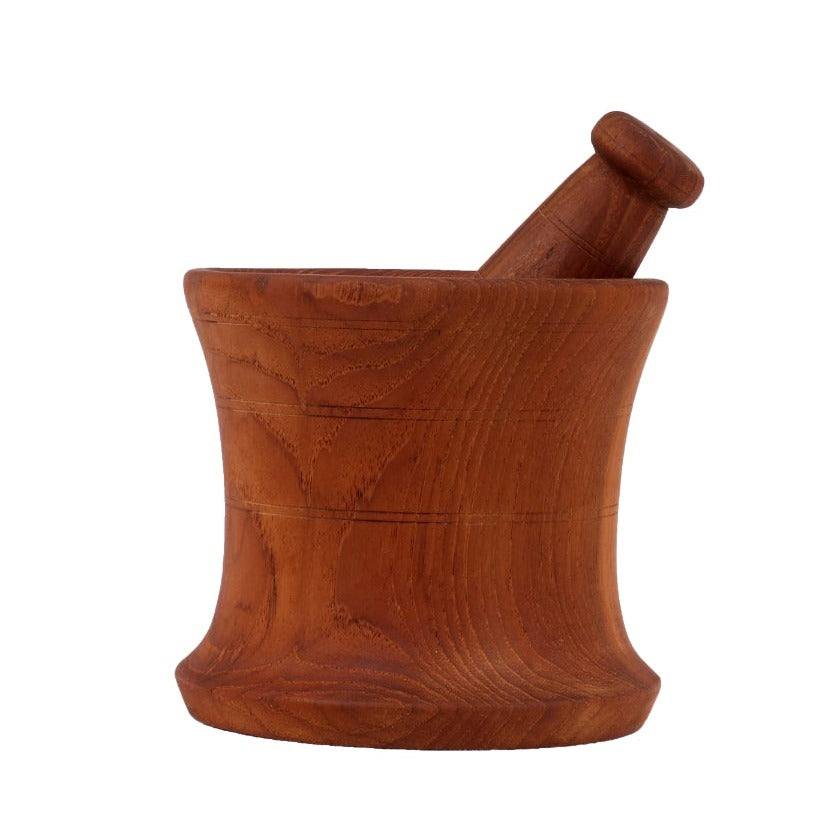 Wooden Masala Muddler Set Grinder
