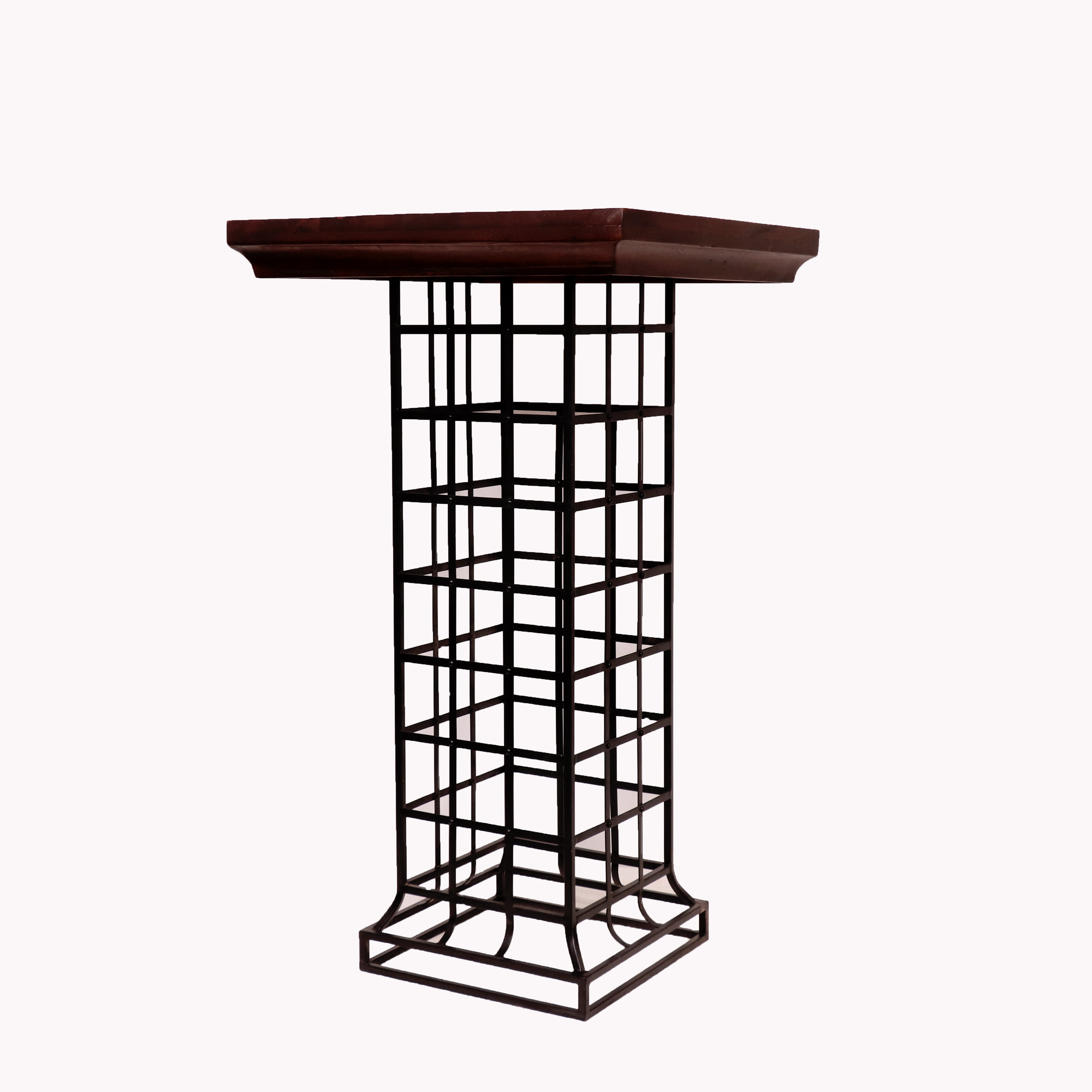 Metal Criss Cross Table Bar Table