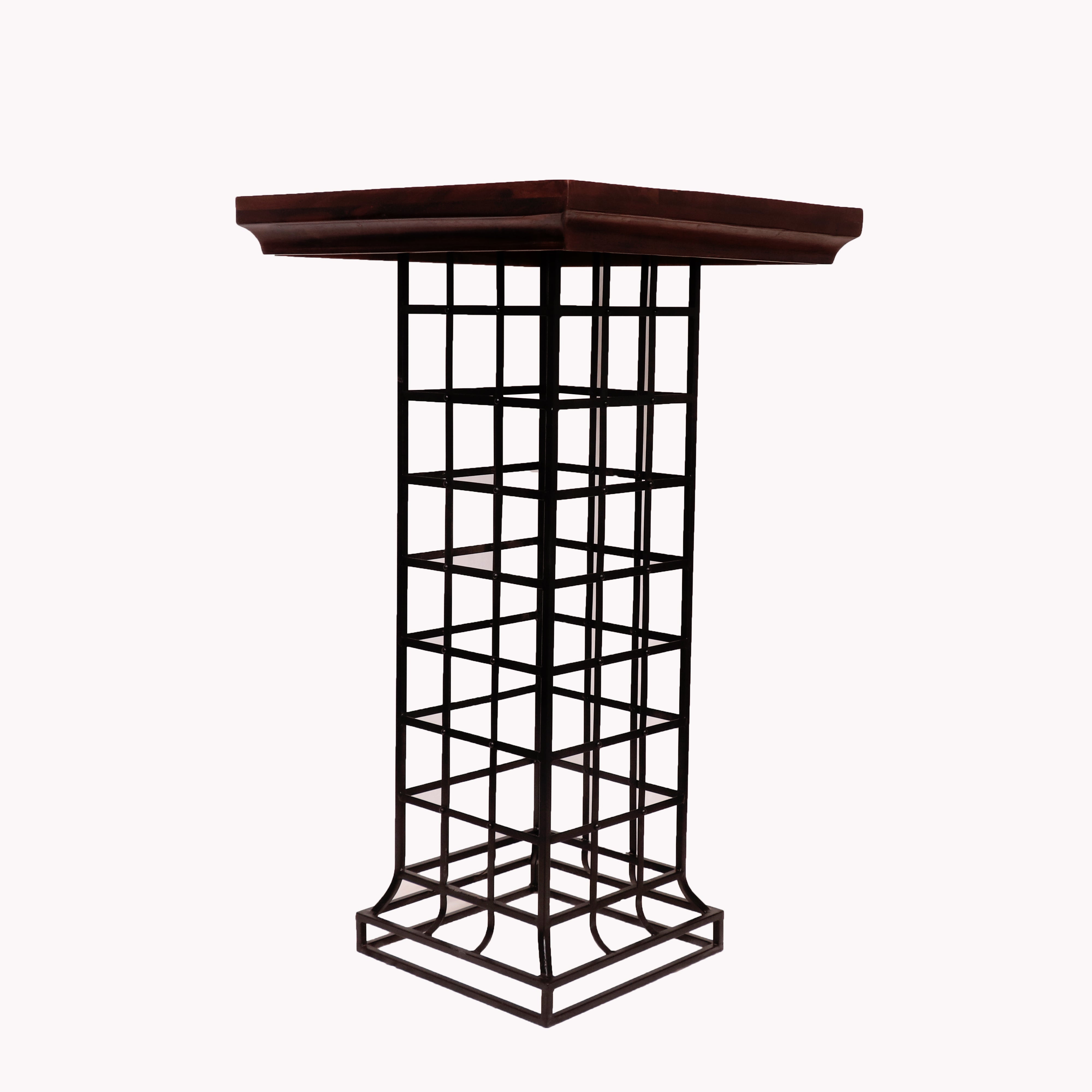 Metal Criss Cross Table Bar Table