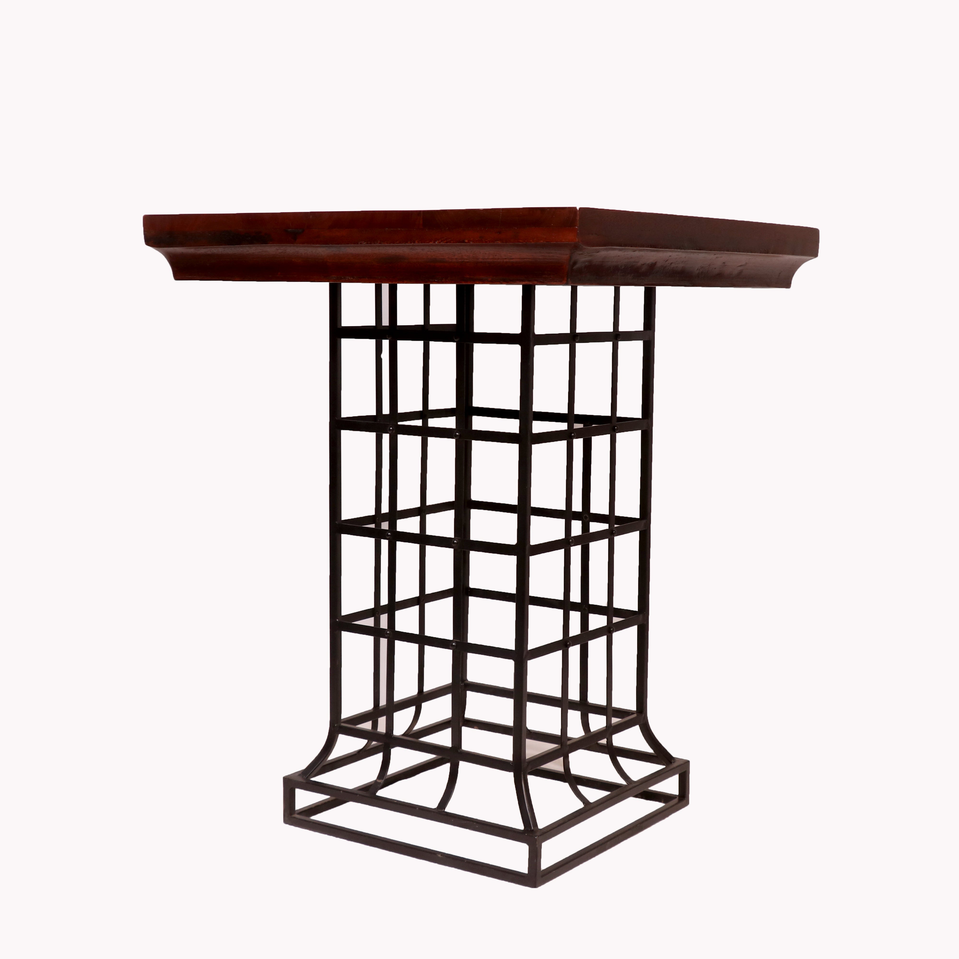 Metal Criss Cross Table Bar Table
