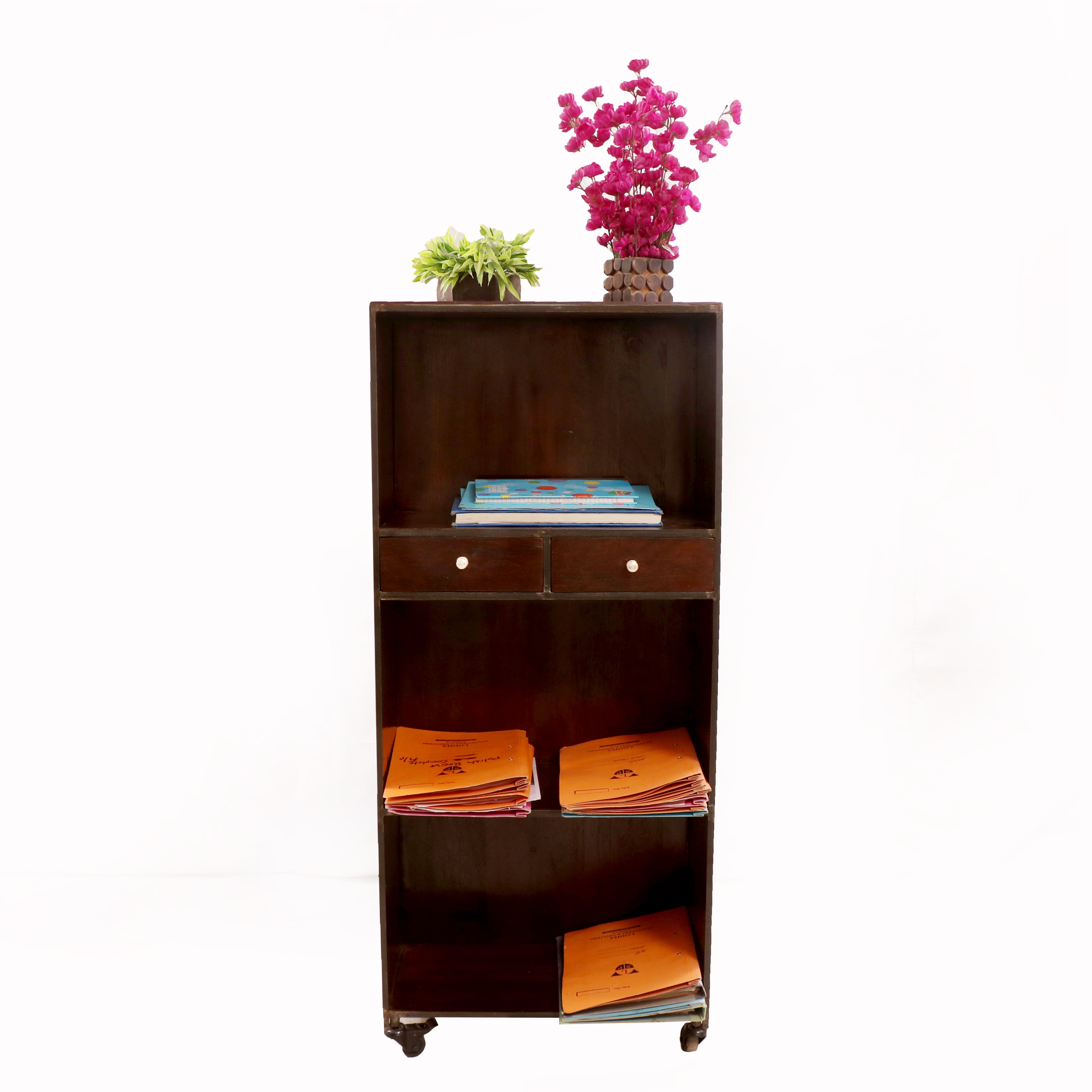 Purposeful Classic Wooden Bookshelf Book Rack