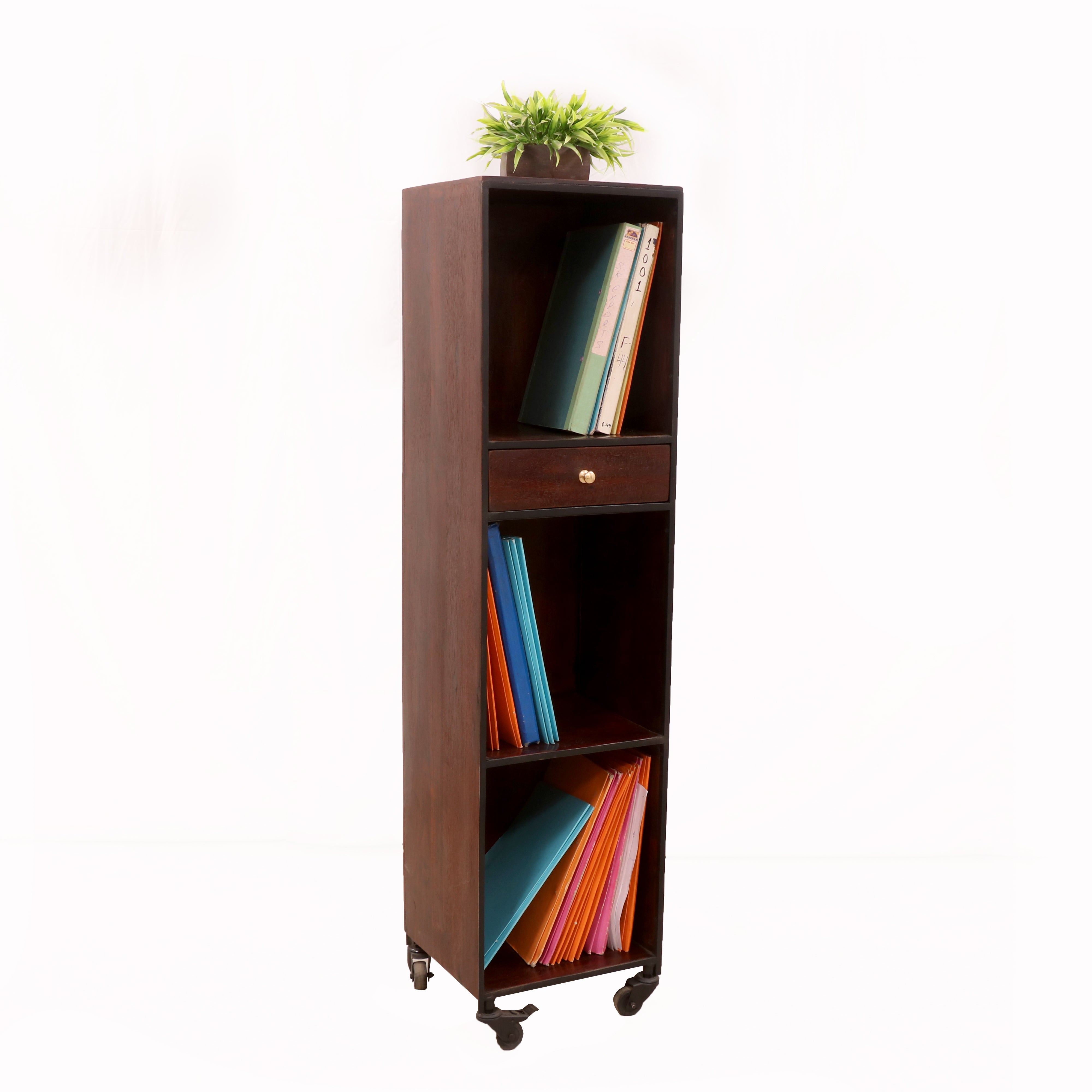 Classic Quirky Wooden Bookshelf Book Rack