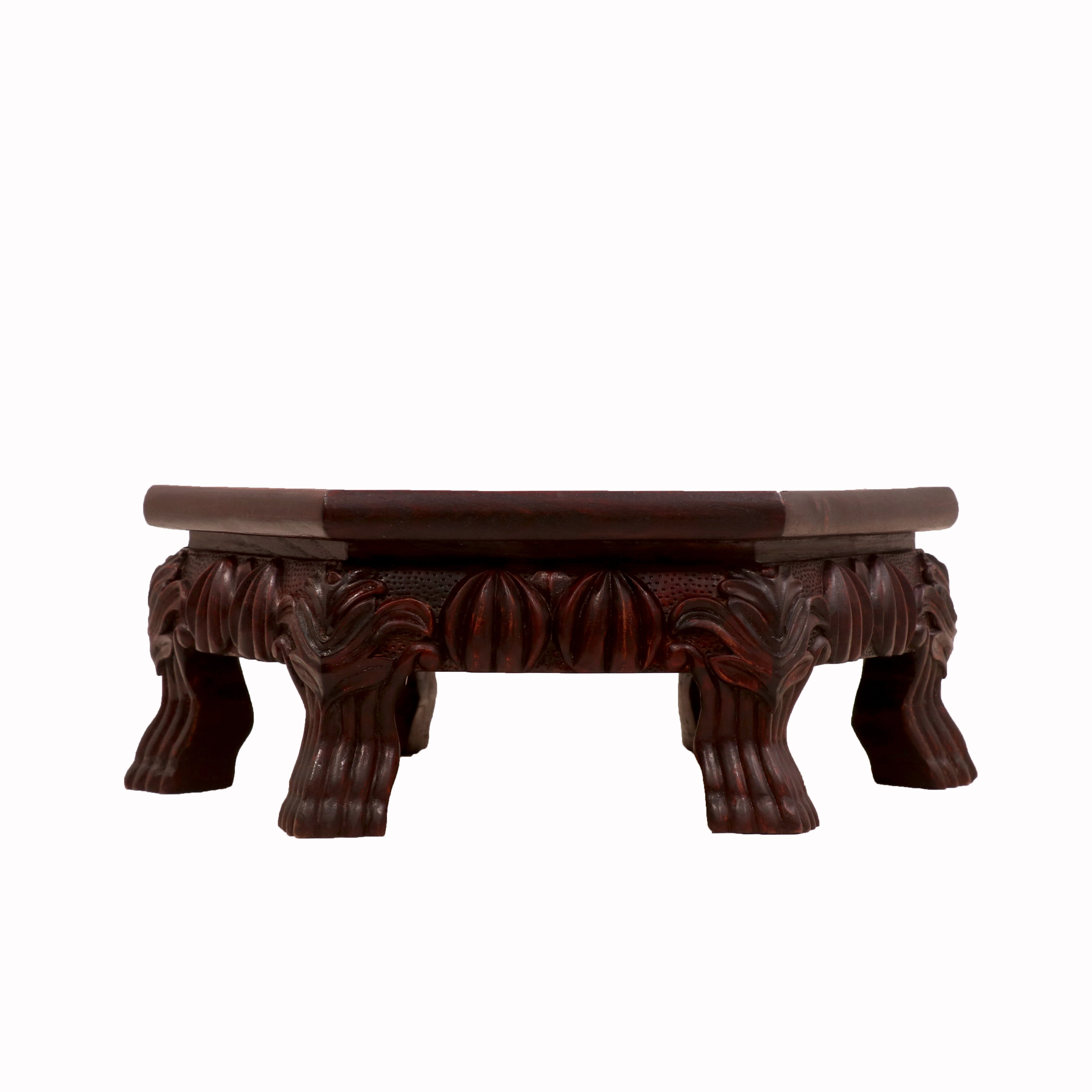 Teardrop Mahogany Dark Style Wooden Bajot Bajot