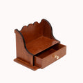 Multipurpose Wooden Wall Hanging with 1 Drawer Wall Rack