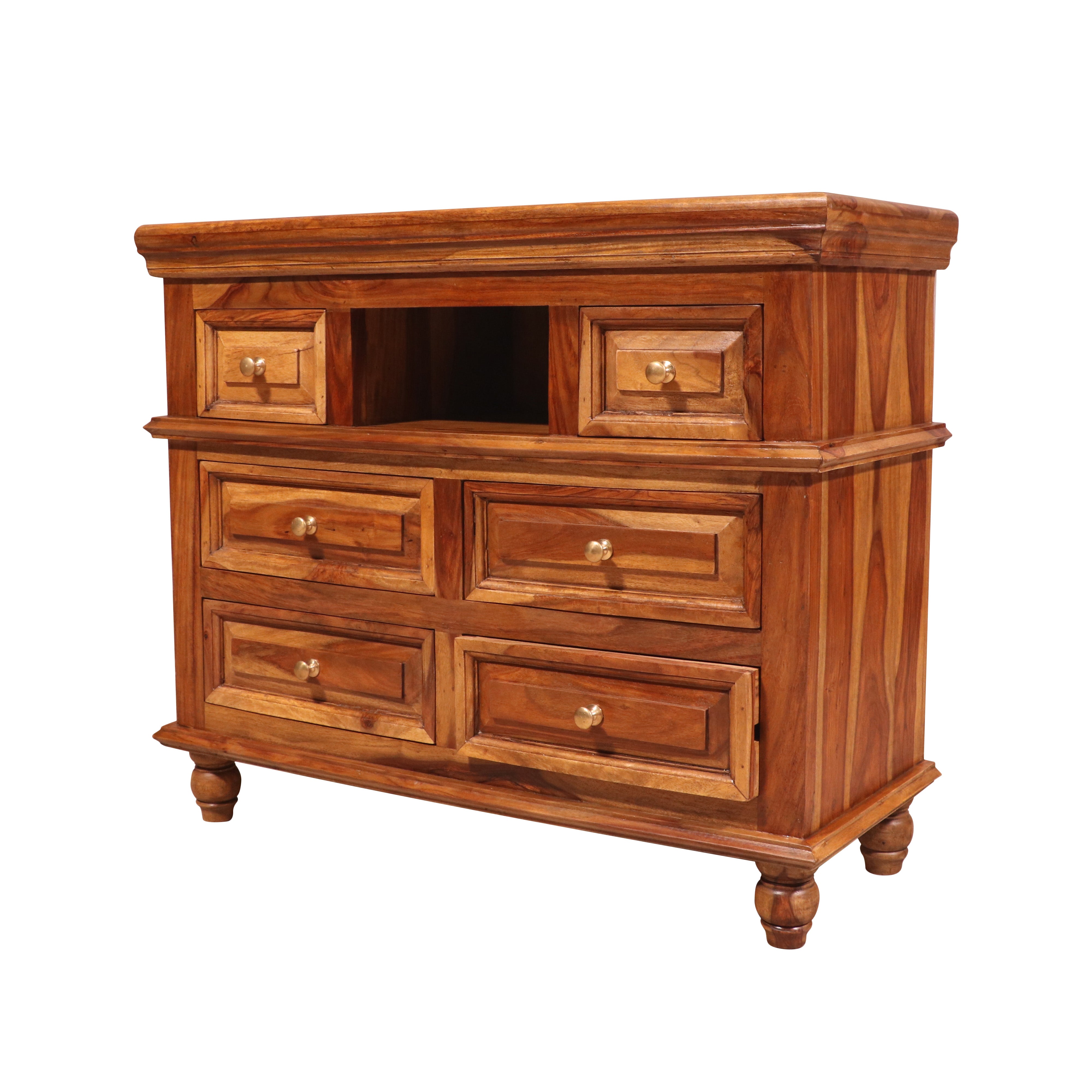 Compact Sheesham wood 2+ 4 Drawer's Chest Drawer's Chest