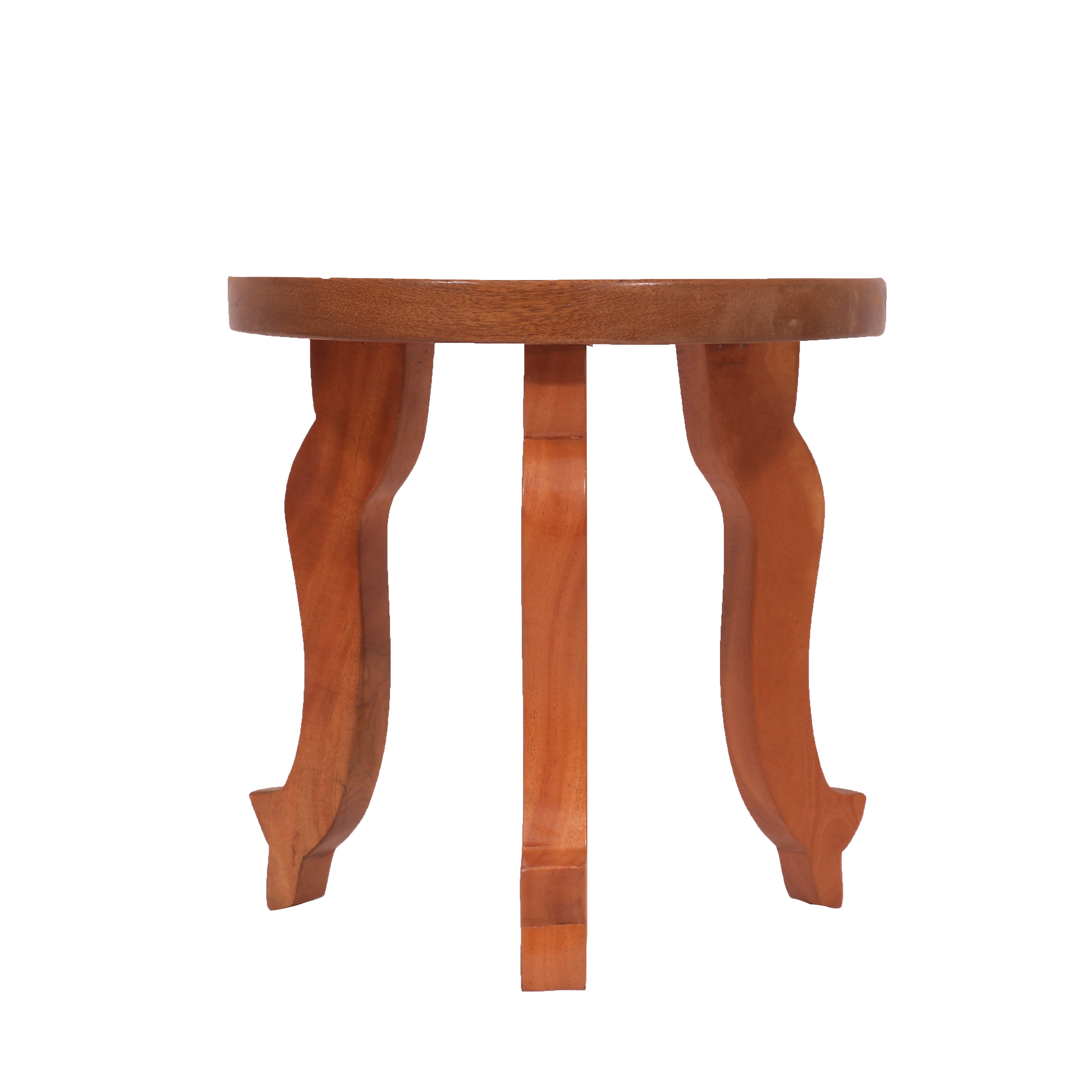 Round Top Wooden mukali manai Table Stool