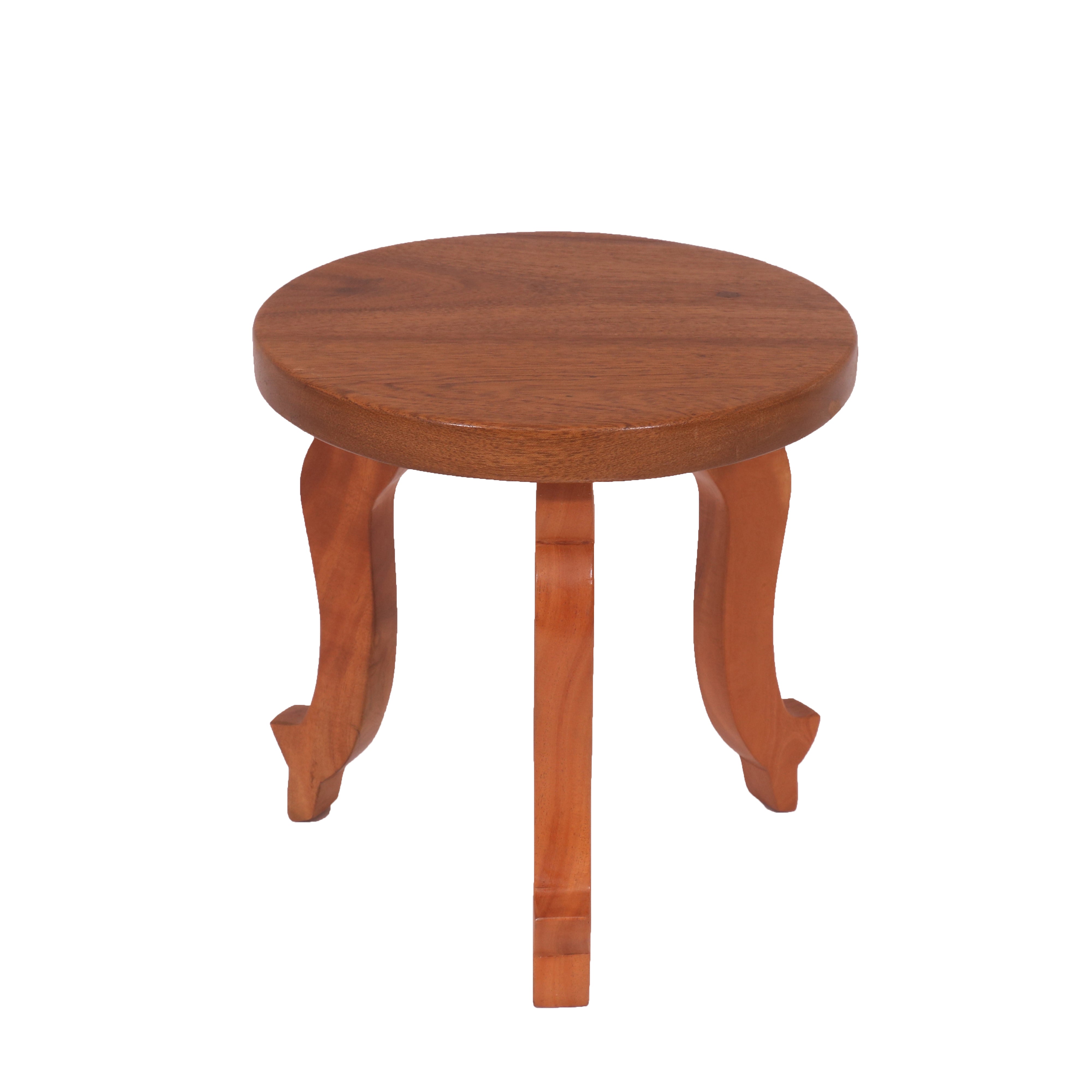 Round Top Wooden mukali manai Table Stool