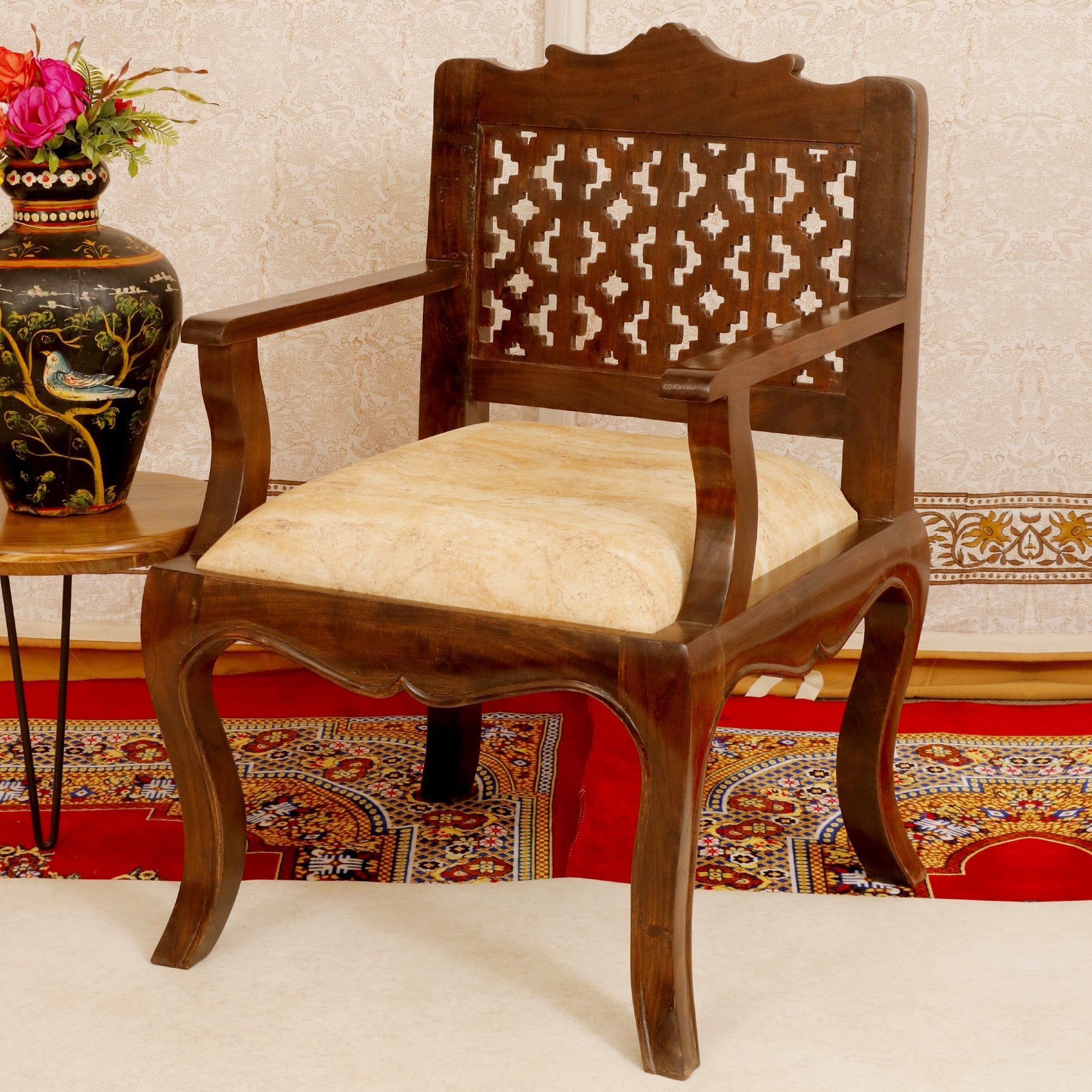Classic carved romes Single seater sofa Sofa