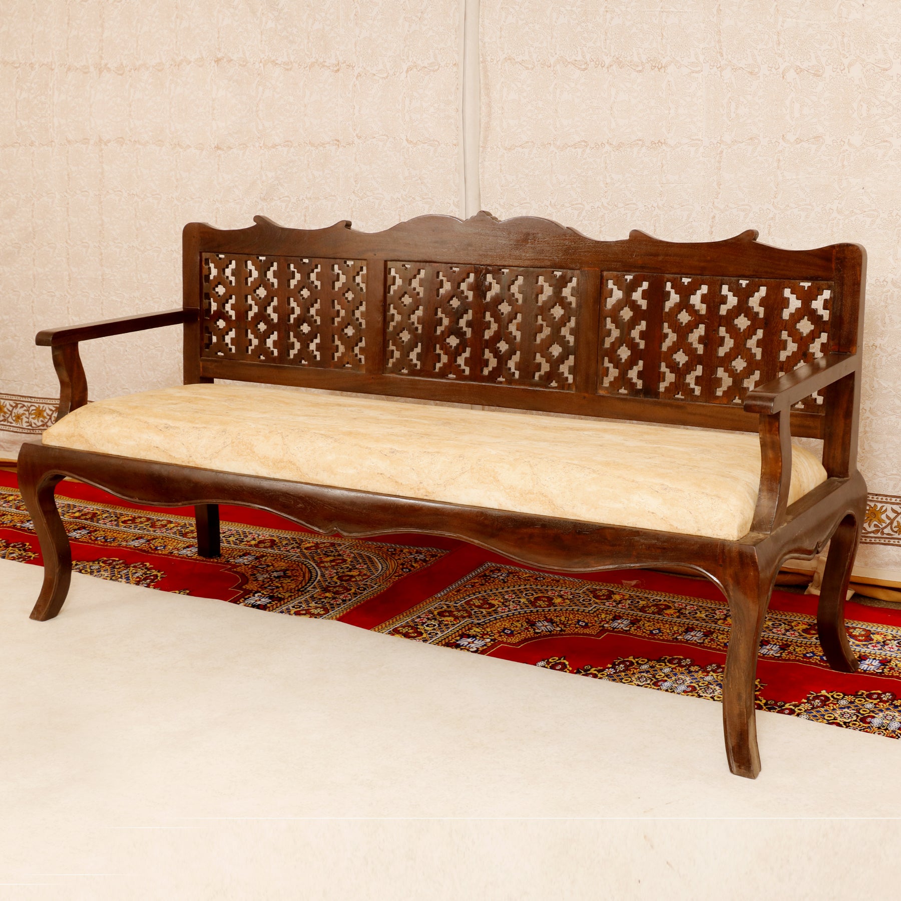 Classic carved romes 3 seater sofa Sofa