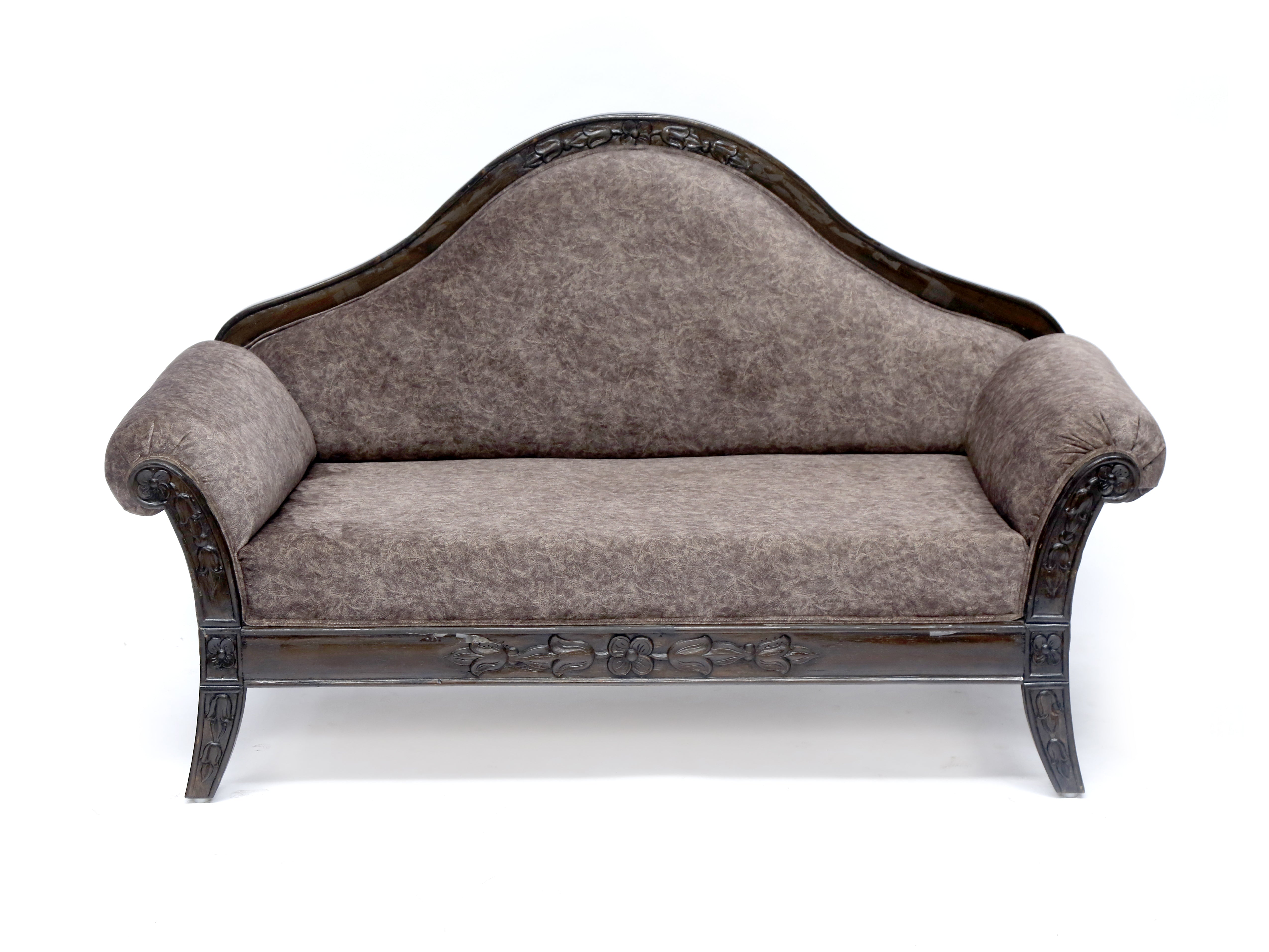 Double-seater Wooden Sofa Sofa