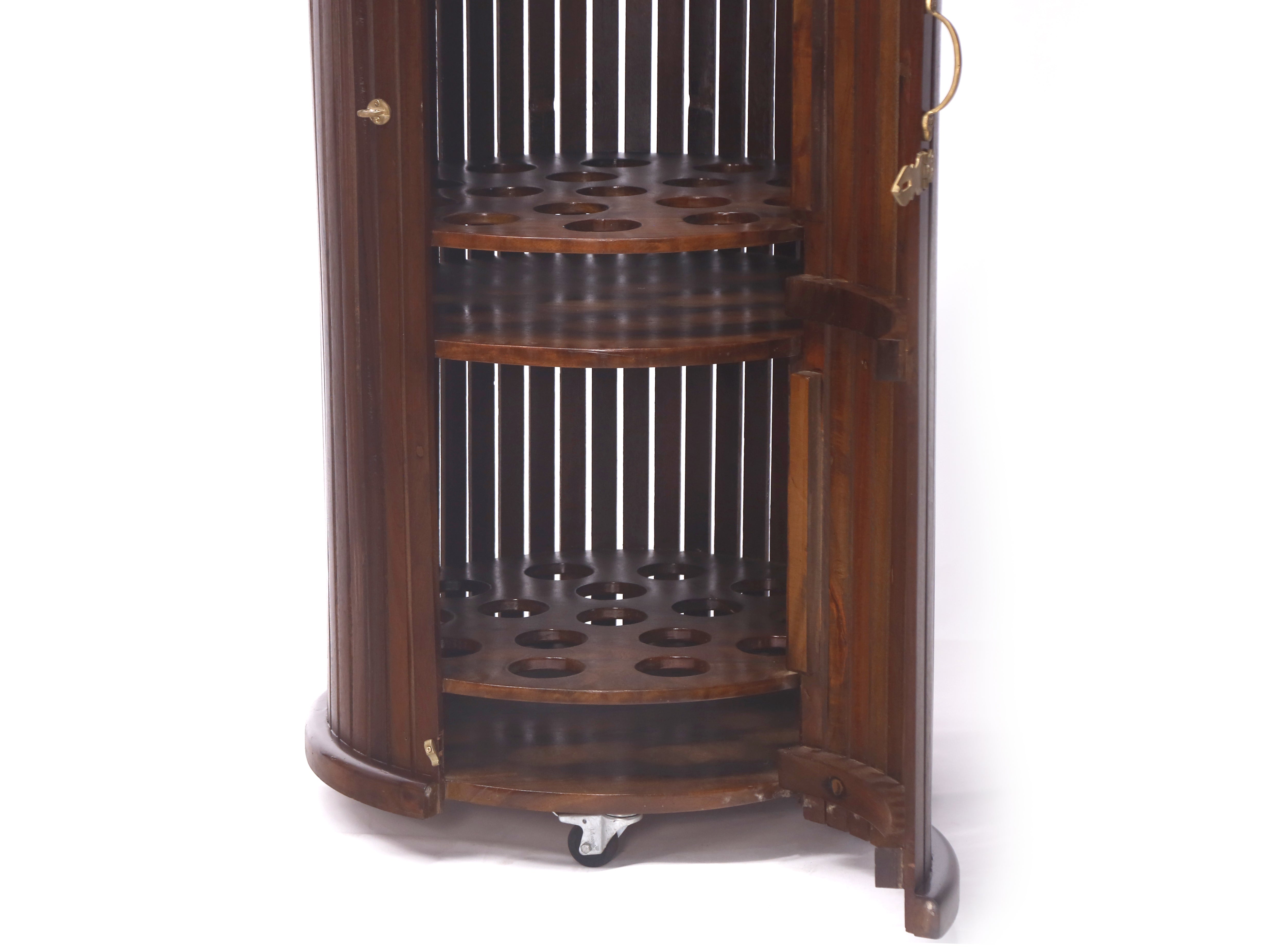 Classy Bottled Shaped Bar Bar Cabinet