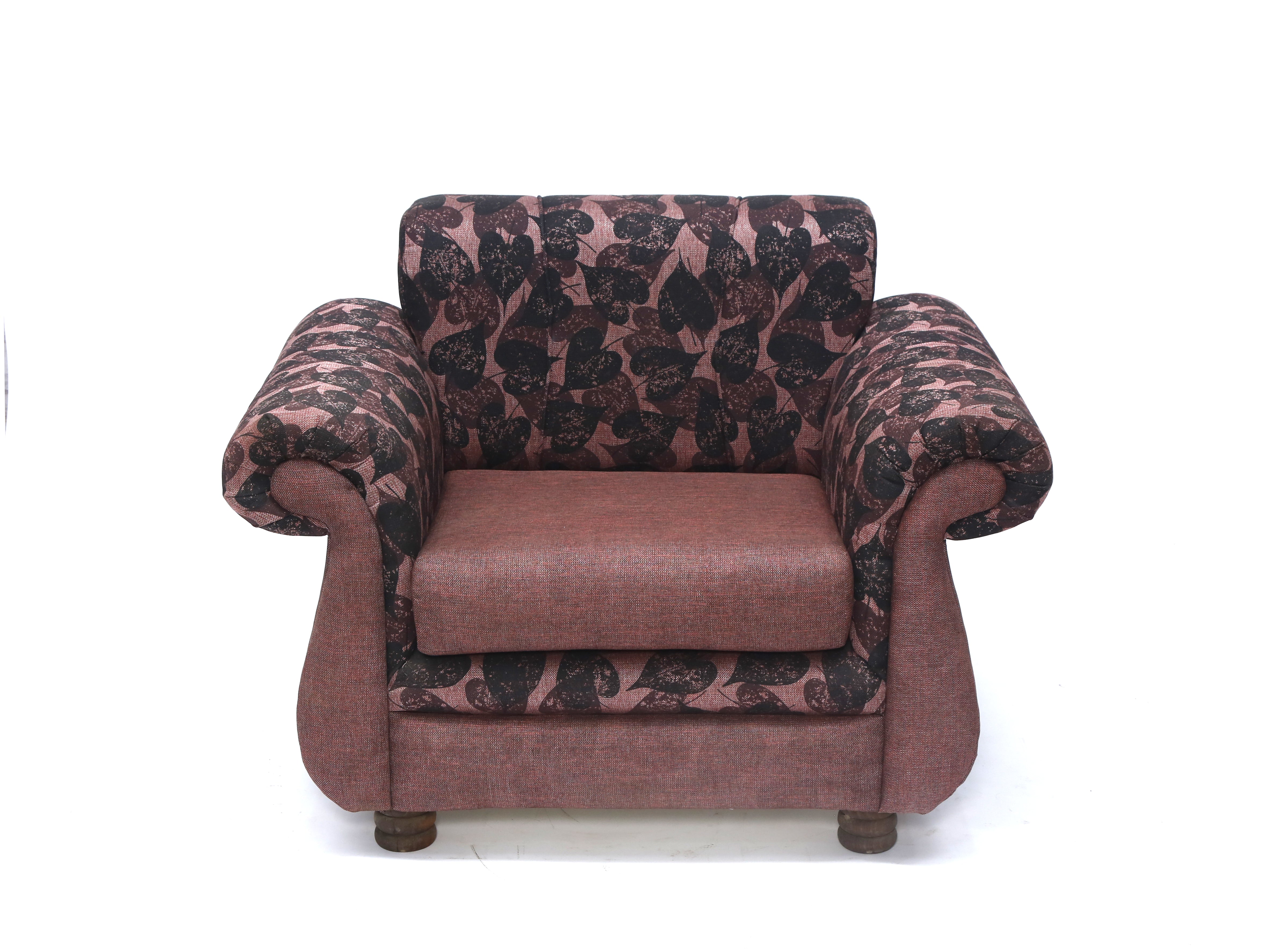 Upholstered Simplistic curve 1 Seater Sofa Sofa