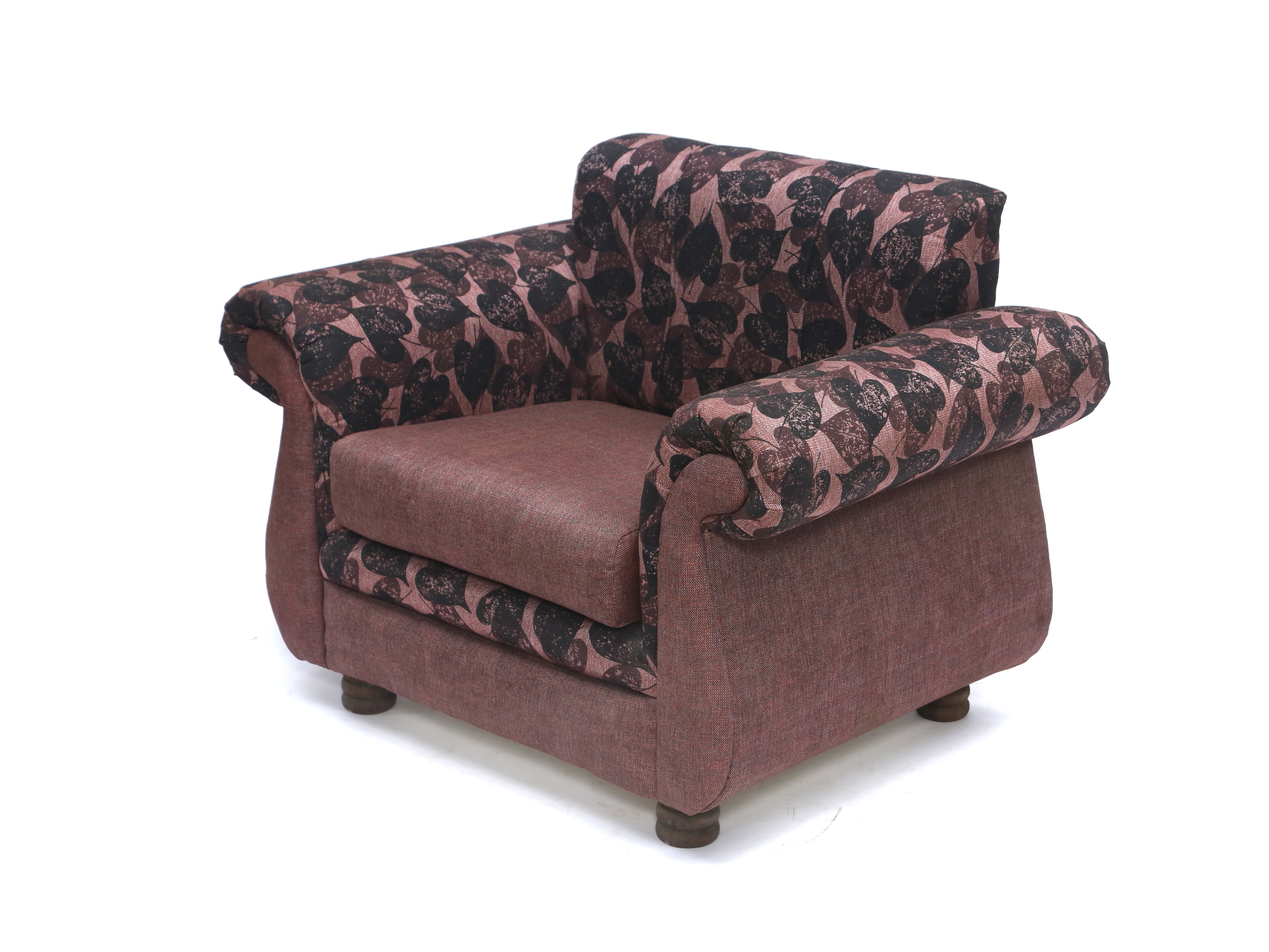 Upholstered Simplistic curve 1 Seater Sofa Sofa